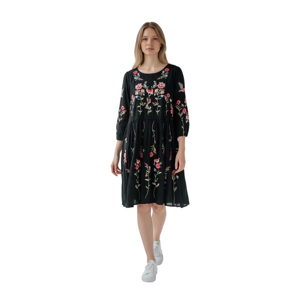 Maeve Anthropologie Embroidered Mini Dress Size Small
